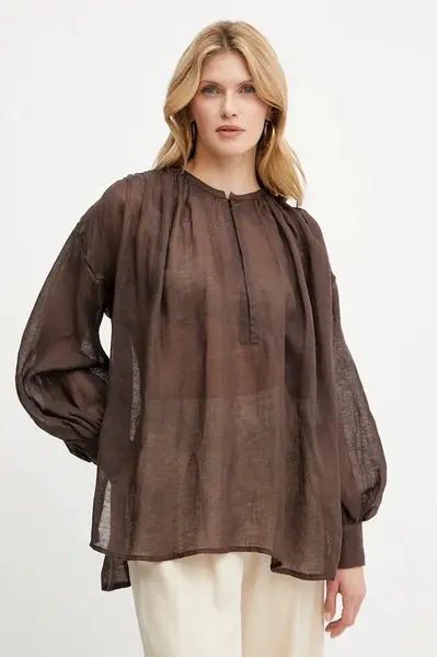 Lněná halenka Luisa Spagnoli