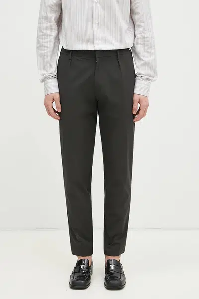 Kalhoty Paul Smith pánské, zelená barva, jednoduché, M1R-056Z-N02382