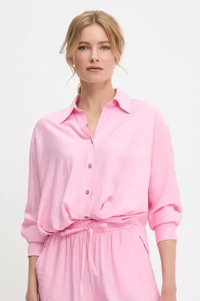 Košile a šortky Answear.LAB dámská, růžová barva