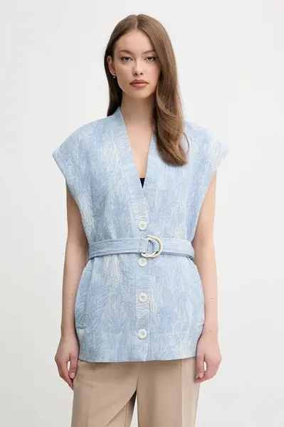 Vesta La Petite Française VANGELIS modrá barva, jednořadá, VANGELIS