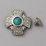 Zinc Alloy & Resin Coin Screw Rivets