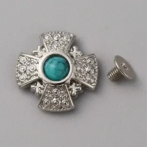 Zinc Alloy & Resin Coin Screw Rivets