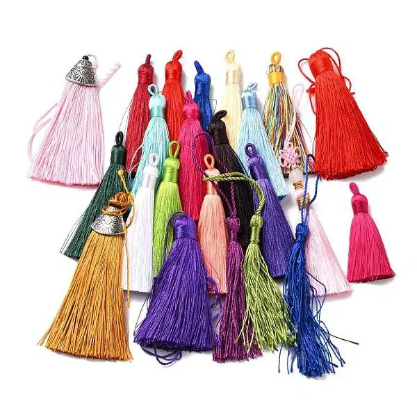 Multi-style Polyester Tassel Pendants
