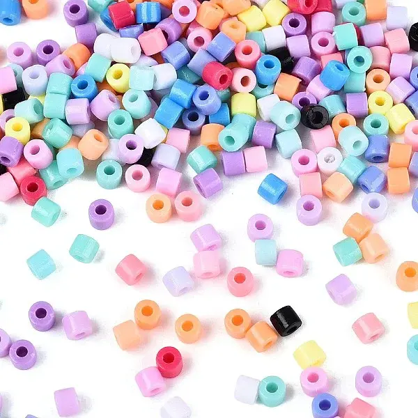Plastic Tube Beads