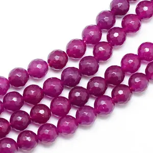 Natural White Jade Bead Strands