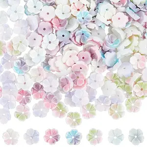 210Pcs 7 Colors Resin Beads