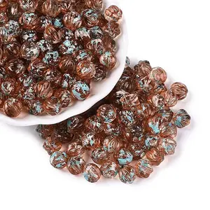 Picasso Transparent Glass Beads