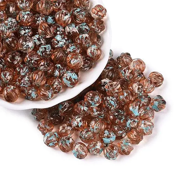 Picasso Transparent Glass Beads