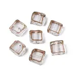 Handmade Gold Sand Lampwork Beads