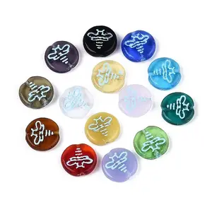 Painted Glass Beads