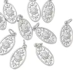 Brass Clear Cubic Zirconia Pendants