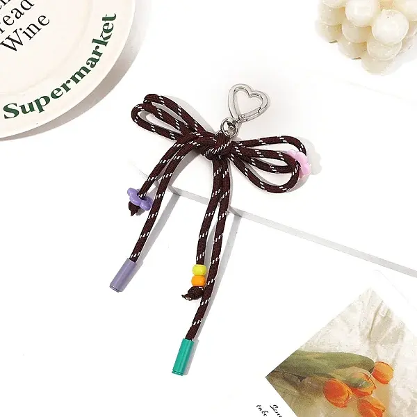 Polyester Braided Rope Bowknot Hanging Ornaments