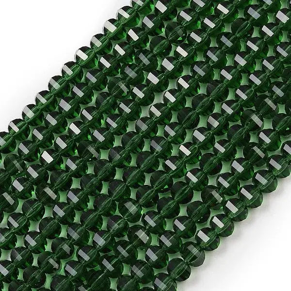 Transparent Glass Beads Strands