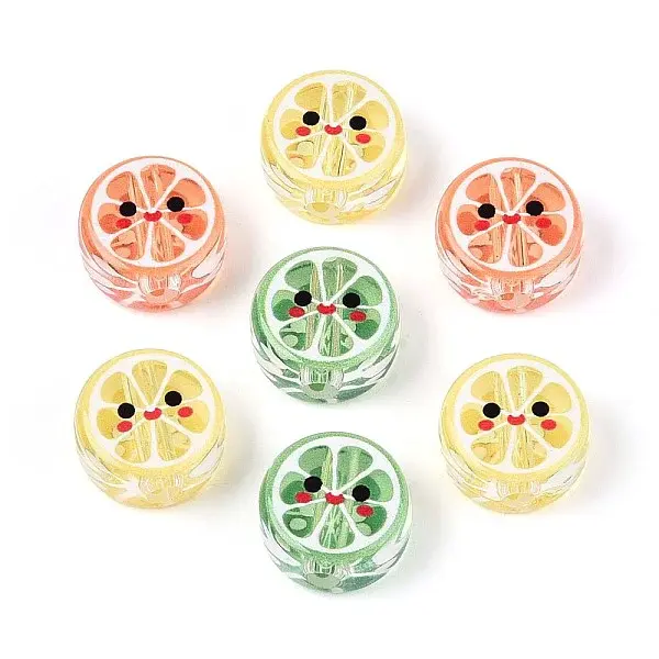 Printed Transparent Acrylic Beads