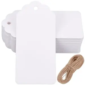 200Pcs Rectangle Paper Gift Tags