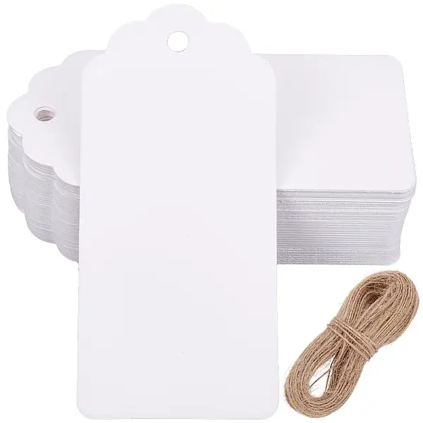 200Pcs Rectangle Paper Gift Tags