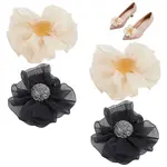 2 Pairs 2 Colors Alloy Shoe Buckle Clips