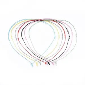 Adjustable Korean Waxed Polyester Cord Necklace Making