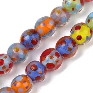 Handmade Lamword Beads Strands