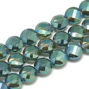 Electroplate Glass Beads Strands