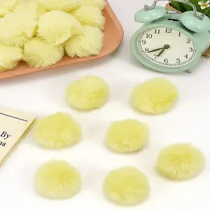 20Pcs Faux Rabbit Fur Soft Pompom Ball