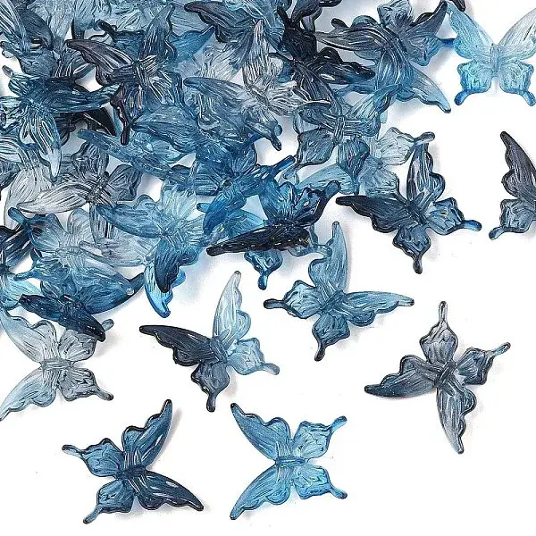 50Pcs Transparent Acrylic Beads