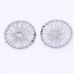 Wrapped Wire Iron Pendants