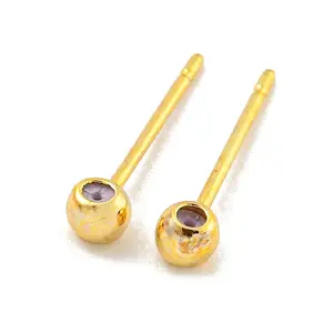 Brass Stud Earring Findings