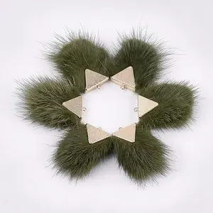 Faux Mink Fur Tassel Pendant Decorations