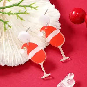 Christmas Acrylic Stud Earrings