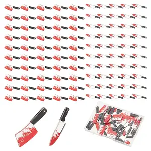 50Pcs 2 Styles Halloween Theme Plastic Pendants