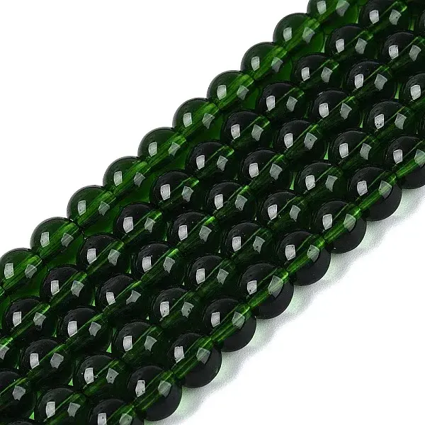 Transparent Glass Beads Strands