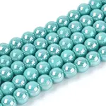 Electroplate Opaque Glass Beads Strands