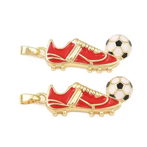 Brass Enamel Pendants