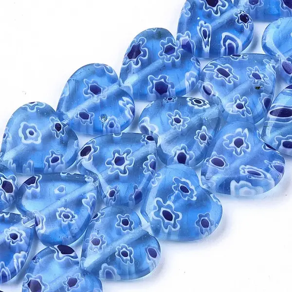 Handmade Millefiori Lampwork Beads Strands