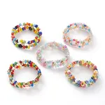 Round Mixed Style Glass Seed Beaded Finger Rings