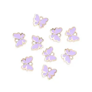 Light Gold Plated Alloy Enamel Charms