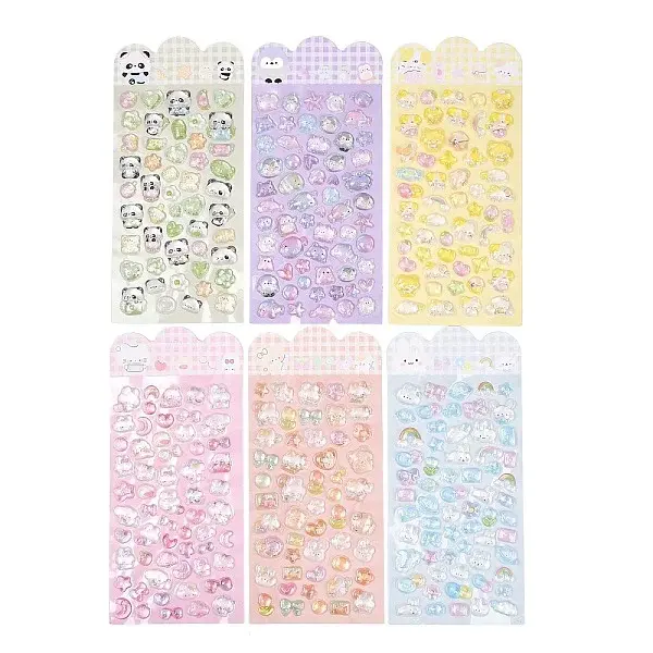 PET 3D Puffy Stickers