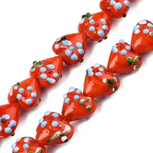 Handmade Bumpy Lampwork Beads Strands