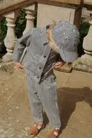 Dětská bavlněná kšiltovka Konges Sløjd FENDER CAP GOTS černá barva, KS102804