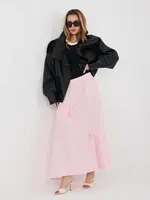 Dlouhá světle růžová sukně