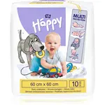 BELLA Baby Happy Baby Underpads jednorazové prebaľovacie podložky 60x60 cm 10 ks