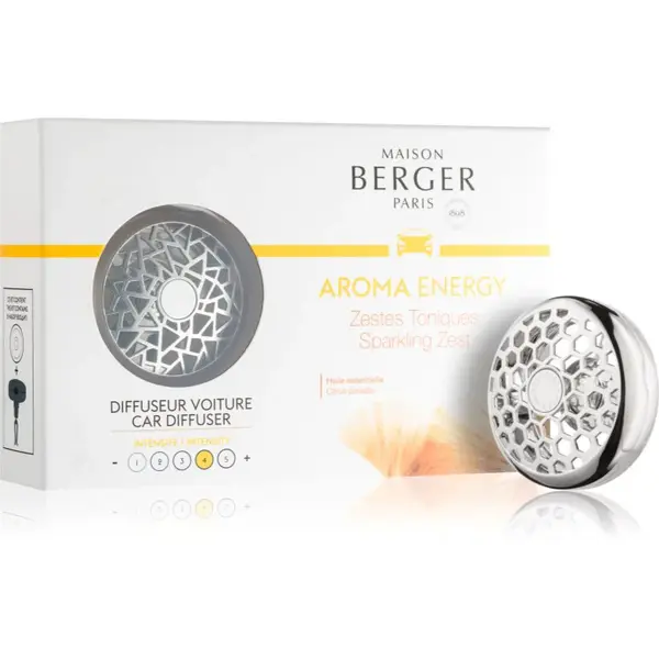Maison Berger Paris Aroma Energy vôňa do auta clip (Sparkling Zest) 1 ks