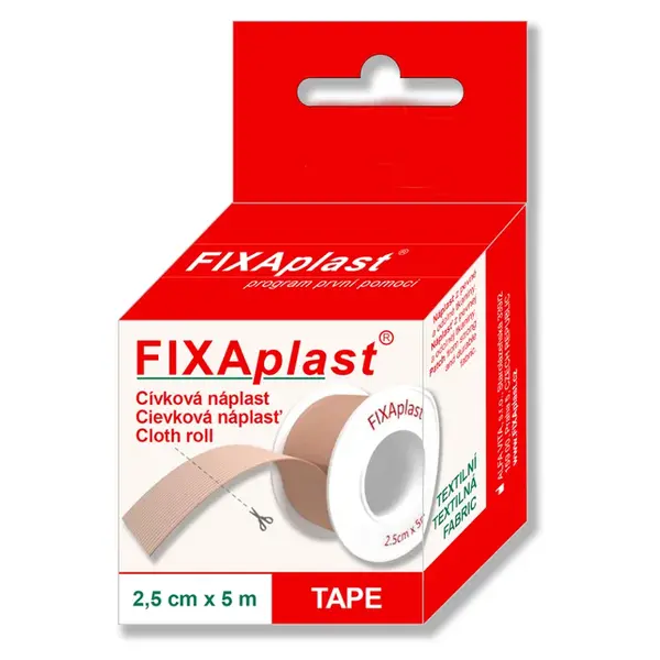 FIXAPLAST Cívka náplast 2.5 cm x 5 m