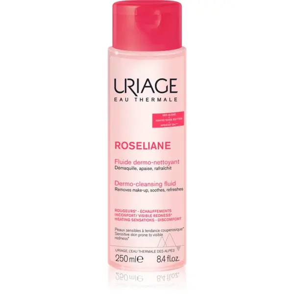 Uriage Roseliane Dermo-Cleansing Fluid čisticí fluid pro zklidnění pleti 250 ml