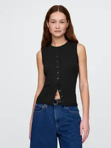 GAP Žebrovaná kardiganová vesta - Dámské