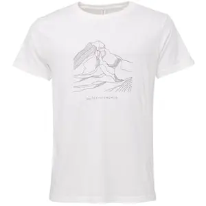 FUNDANGO MOUNTAIN Pánské tričko, bílá, velikost