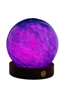 Dekorace Gingko Design AstraGlass Light S růžová barva