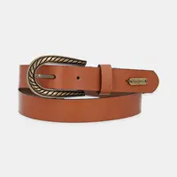 Pásek Pepe Jeans CAMILA BELT dámský, hnědá barva, PL020863