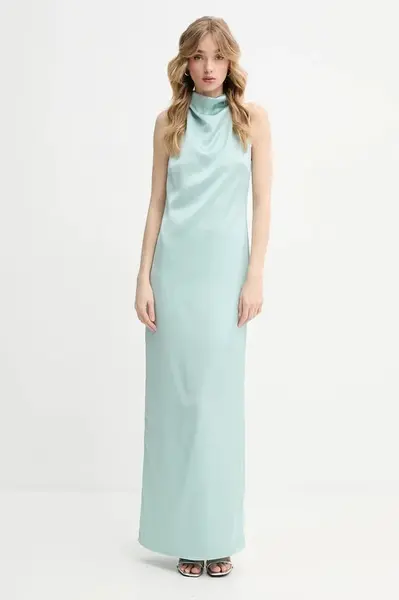 Šaty Rotate tyrkysová barva, maxi, 113953305